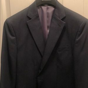 Haggar 2 piece navy suit size 40r